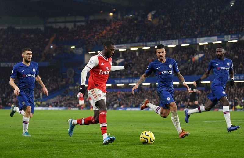 Nicolas Pepe has 3 assists and 1 goal in his last two league games
